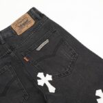 Pants Chrome Hearts Jeans Cross Patches CH126 - Image 5