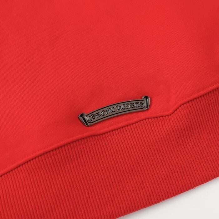 Hoodie Chrome Hearts 3 Cross Red CH133 - Image 5