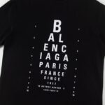 T-shirt Balenciaga Paris France BL162 - Image 7
