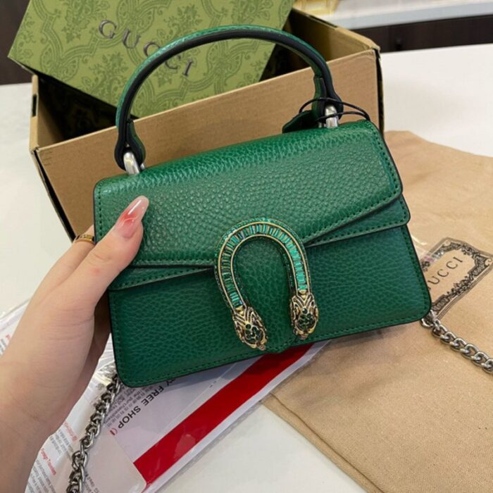 Gucci Tote Dionysus Green Bag GC245 - Image 7