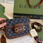 Gucci Horsebit 1955 Shoulder Bag GC232 - Image 8