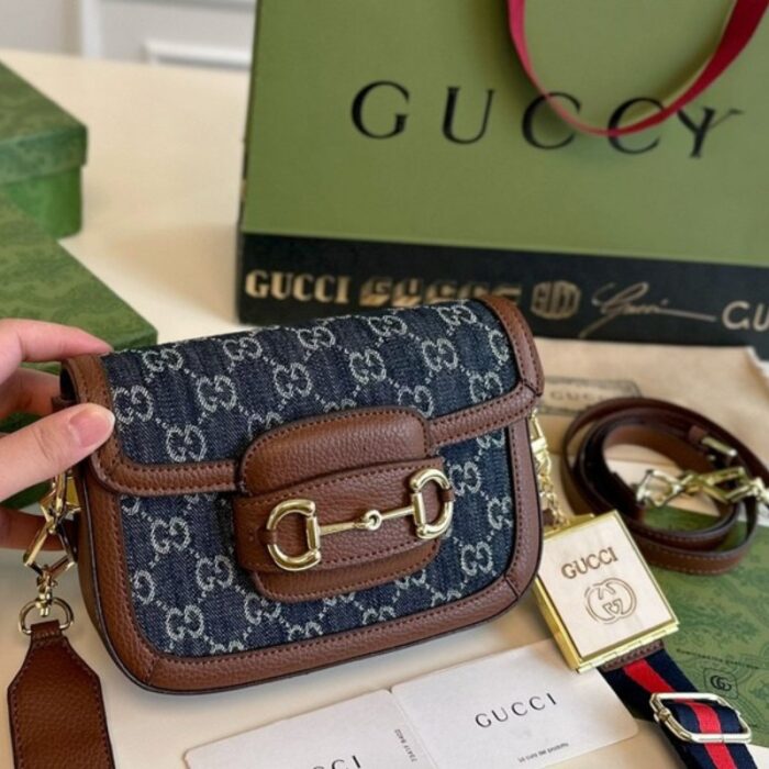 Gucci Horsebit 1955 Shoulder Bag GC232 - Image 8