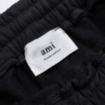 Shorts Ami Paris Black AMP005 - Image 4