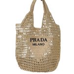 Prada Raffia Tote Bag PD078