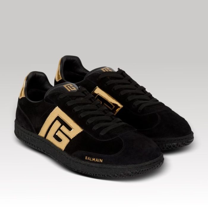 Balmain Calfskin Swan Trainer BM028 - Image 2