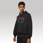 Hoodie Gucci Green GC323 - Image 3
