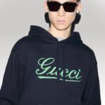 Hoodie Gucci Green GC328 - Image 4
