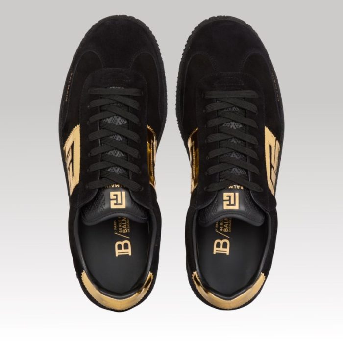 Balmain Calfskin Swan Trainer BM028 - Image 5