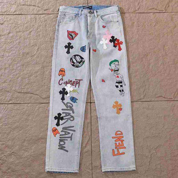 Jeans Chrome Hearts CH147 - Image 2