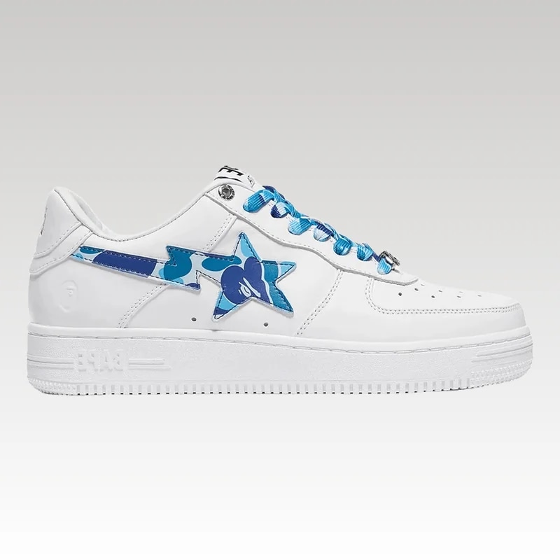 A Bathing Ape Bape SK8 Sta White Camo ABC - Drip Slum