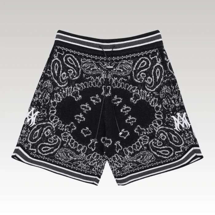 Amiri Bandana Crochet Basketball Shorts - Drip Slum