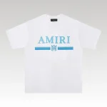 Amiri Bar Logo White/Blue T-Shirt - Drip Slum