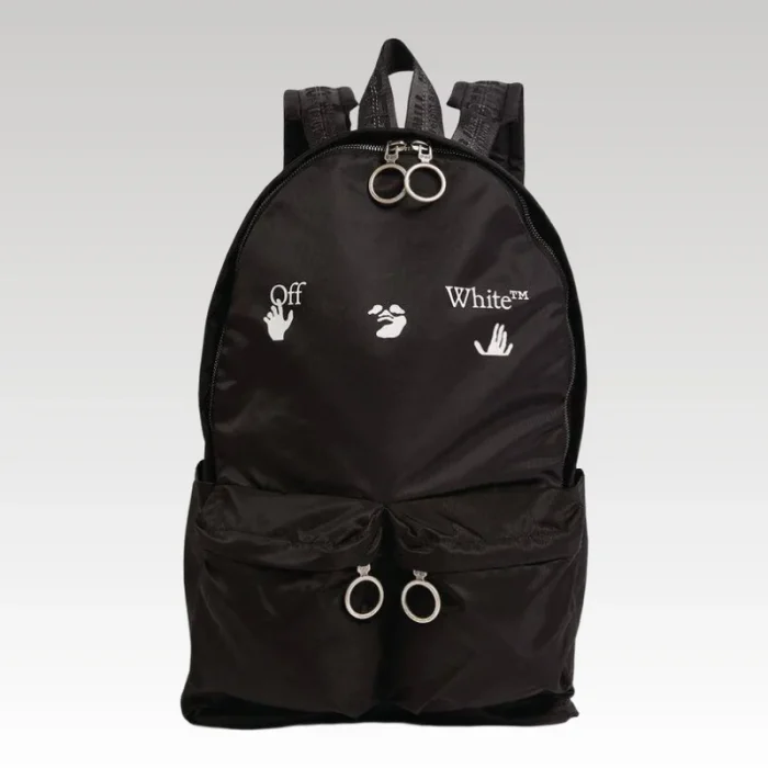Backpack Off-White Logo Black OFF013 - Drip Slum
