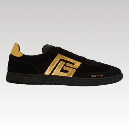Balmain Calfskin Swan Trainer BM028 - Drip Slum