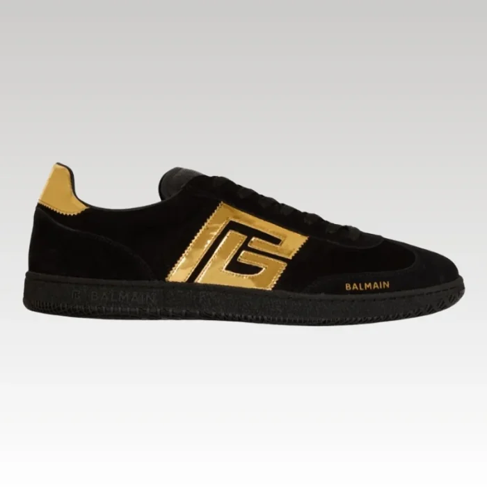 Balmain Calfskin Swan Trainer BM028 - Drip Slum