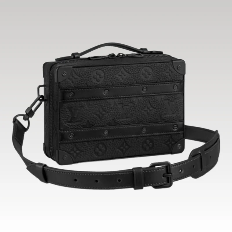 Box Bag Louis Vuitton Monogram Black LV038 - Drip Slum
