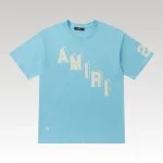 Camiseta Amiri Hockey Skater Azul - Drip Slum