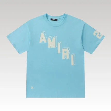Camiseta Amiri Hockey Skater Azul - Drip Slum
