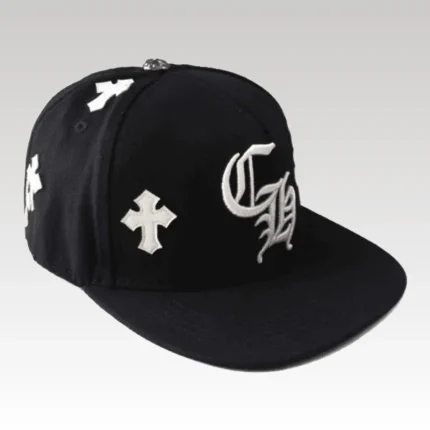 Cap Chrome Hearts Cross Patch Black CH121 - Drip Slum
