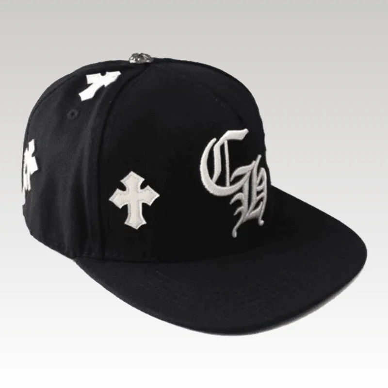 Cap Chrome Hearts Cross Patch Black CH121 - Drip Slum