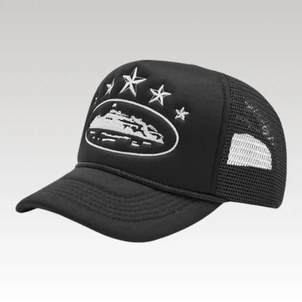 Cap Corteiz 5 Starz Alcatraz Hat Black - Drip Slum