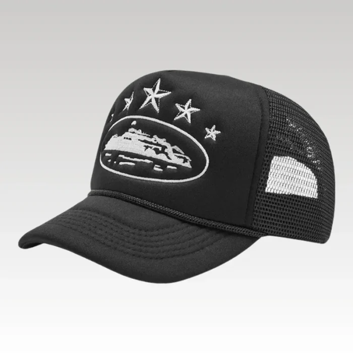 Cap Corteiz 5 Starz Alcatraz Hat Black - Drip Slum