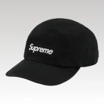 Cap Supreme Washed Chino Twill Camp Black - Drip Slum