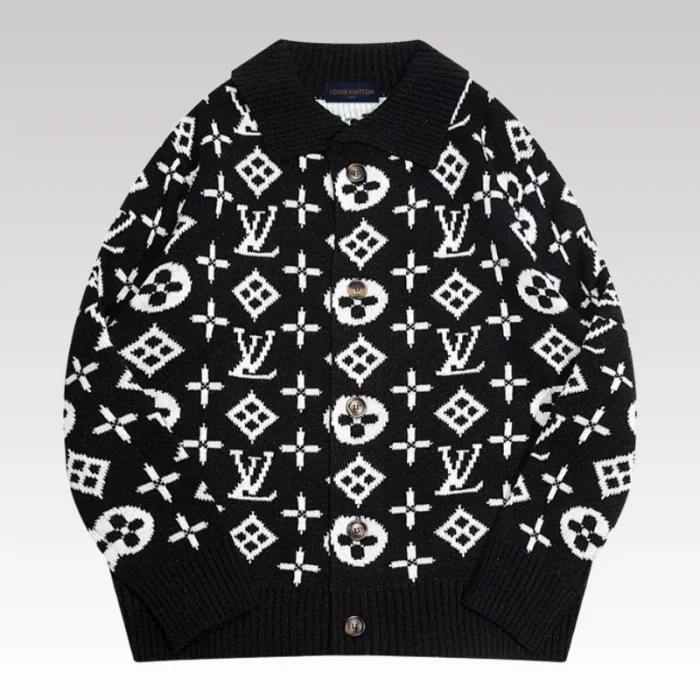 Cardigan Louis Vuitton LV Monogram Knit LV057 - Drip Slum