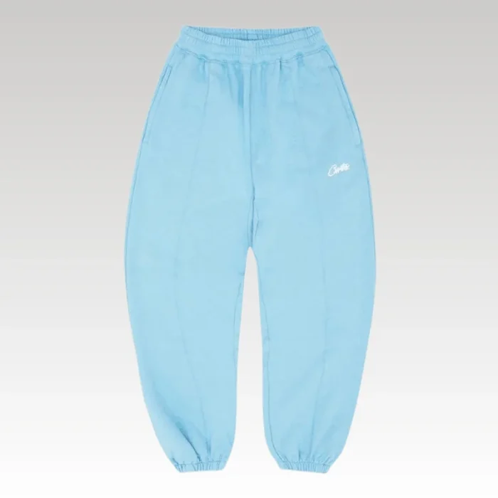 Corteiz Alcatraz Joggers Baby Blue - Drip Slum