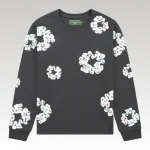 Denim Tears Rhinestone Cotton Wreath Thermal Vintage Black - Drip Slum