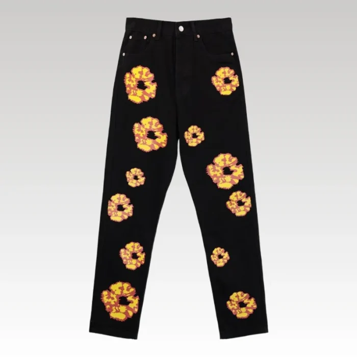 Denim Tears x Levi's x Offset Floral Print Jeans Black - Drip Slum