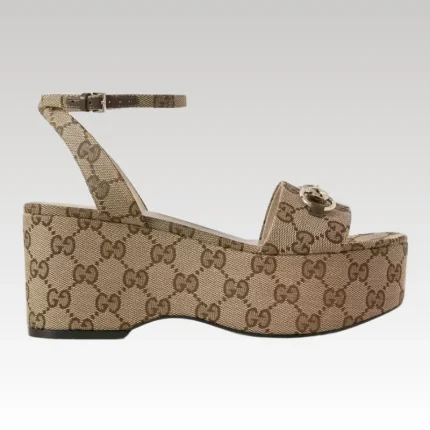 Gucci High Heel Horsebit Canvas Platform GCW012 - Drip Slum