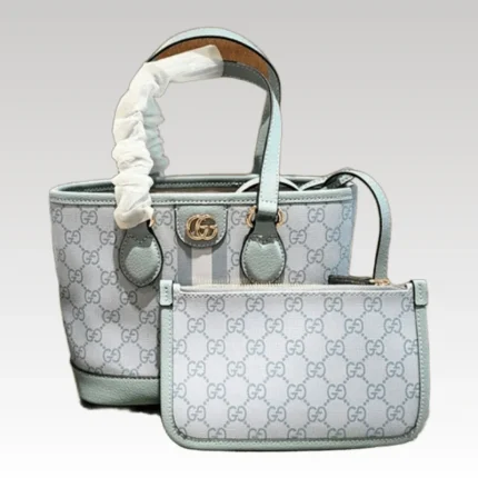 Gucci Ophidia Mini Tote Bag Blue GC254 - Drip Slum