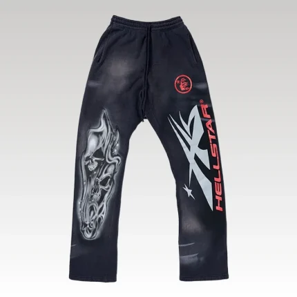 Hellstar Airbrushed Skull Flare - Drip Slum