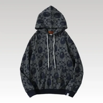 Hoodie BAPE Dark Camo Print Pullover BP017 - Drip Slum