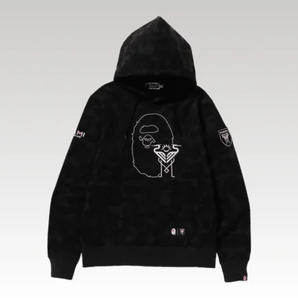 Hoodie Bape x Inter Miami Camo Black BP106 - Drip Slum