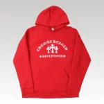 Hoodie Chrome Hearts 3 Cross Red CH133 - Drip Slum