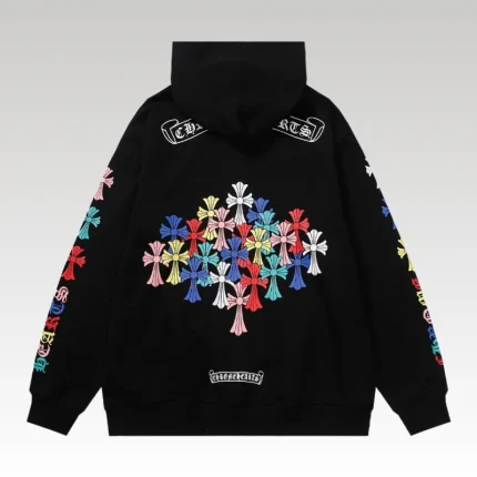 Hoodie Chrome Hearts Multicolor Cross Logo CH079 - Drip Slum