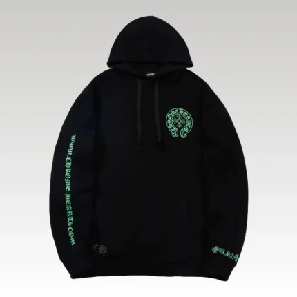 Hoodie Chrome Hearts Neon Logo Black CH072 - Drip Slum