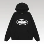 Hoodie Corteiz Alcatraz Black - Drip Slum