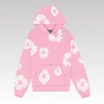 Hoodie Denim Tears The Cotton Wreath Pink - Drip Slum