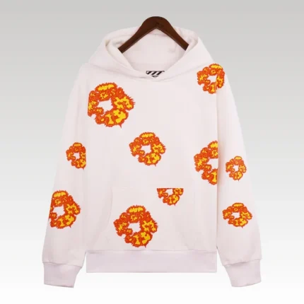 Hoodie Denim Tears x Offset Set Floral Print White - Drip Slum