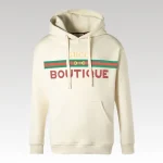 Hoodie Gucci Boutique Logo White GC077 - Drip Slum