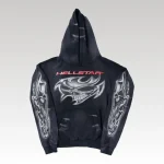 Hoodie Hellstar Airbrushed Skull - Drip Slum
