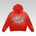 Hoodie Hellstar Records Hoodie Red - Drip Slum