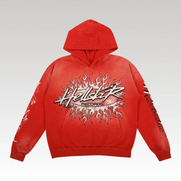 Hoodie Hellstar Records Hoodie Red - Drip Slum