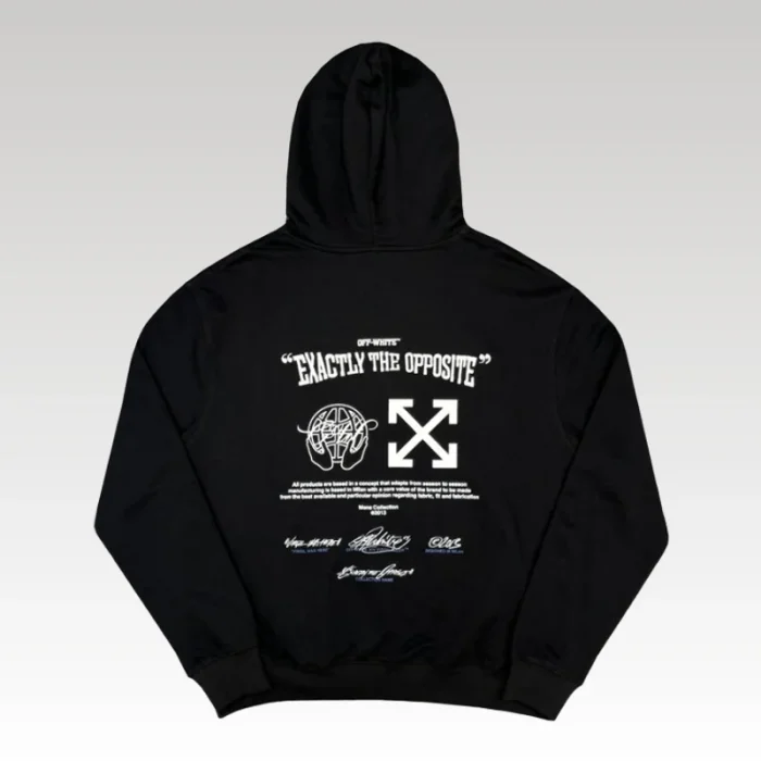 Hoodie Off-White Arrows Graphic Black OFF018 - Drip Slum