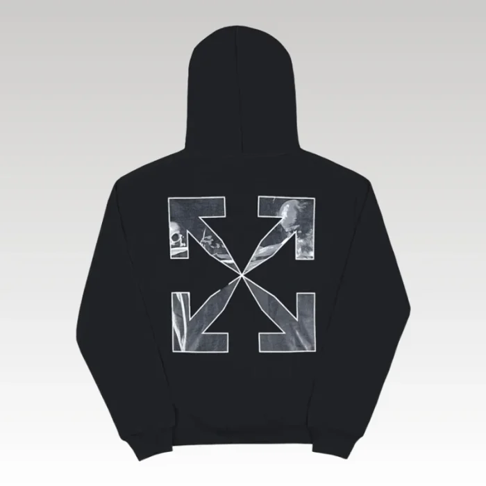 Hoodie Off-White Arrows Skull Black OFF011 - Drip Slum