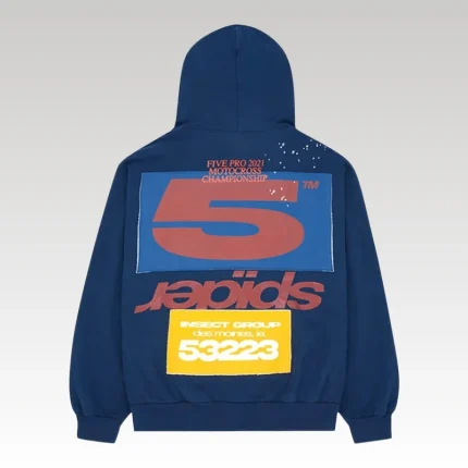 Hoodie Sp5der Adult Sweatshirt Navy - Drip Slum