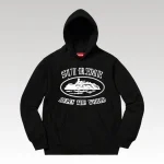 Hoodie Supreme x Corteiz Black SP047 - Drip Slum